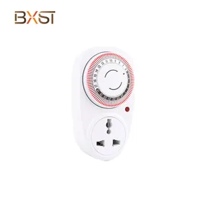 BXST Timer Socket Mechanical 24 Hours Mini Mechanical Timer