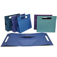 Caja de Almacenamiento Plegable Triangular con Cierre Magnético Moderna, Caja Organizadora de Papel Resistente, Caja de Regalo Portátil para Empaque y Almacenamiento Minorista