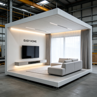 Maison conteneur préfabriquée en kit pour salon et chambre