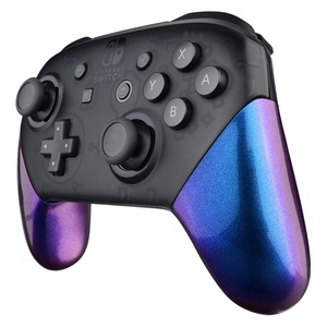 EXtremeRate Chameleon Red Purple Blue Right and Left Grip Shell DIY Replacement Handle Grips for Nintendo <b>Switch</b> Controller - Product Image 4