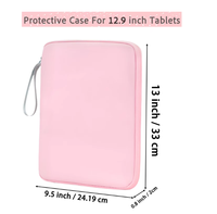 Housse de protection universelle pour ordinateur portable YINGHAO, design simple avec fermeture éclair, matériau PU, protection anti-chute et anti-impact, tout inclus