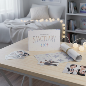 TomorrowxTogether (TXT) Colección K-Pop Star SANCTUARY Angel Ver. Folleto Sticker Pack Poster Postal Set - Product Image 3