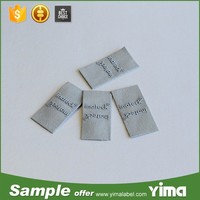 Patch d'étiquette en cuir PU microfibre avec impression ou logo en relief pour vêtements