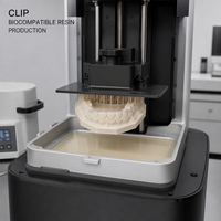 Modelo Dental de Resina Biocompatible Impreso en 3D CLIP, Producción de Interfaz Líquida Continua de Alta Precisión, Laboratorio Dental Personalizado OEM