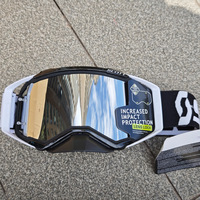 Masque de motocross professionnel avec lentille interchangeable - Coupe-vent et anti-poussière pour la conduite tout-terrain