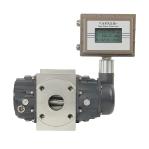 Flowmeter Volumetrik Digital Stainless Steel yang Dapat Disesuaikan, Flowmeter Gas Roots untuk Media Udara, OEM +/-1% Flange - Product Image 4