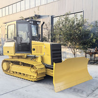 Bulldozer à chenilles compact haute performance de 10 tonnes, 110 CV, hydraulique, directement de l'usine