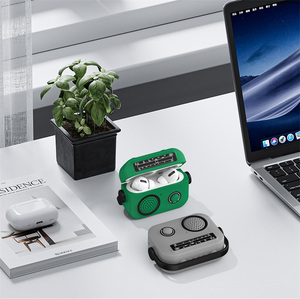 <span class=keywords><strong>Coque</strong></span> pour écouteurs 3D en silicone souple motif Radio mignon pour <span class=keywords><strong>Airpods</strong></span> 4 pour <span class=keywords><strong>airpods</strong></span> 1 2 3 Pro 2 <span class=keywords><strong>coque</strong></span> sans fil de 4ème génération - Product Image 1