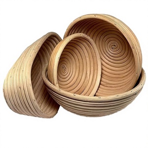Geling New Design Rattan Eco-Friendly Sourdough Proofing Starter Kit <b>Set</b> Fashionable Bread Fermentation Baskets for Serving - Product Image 3