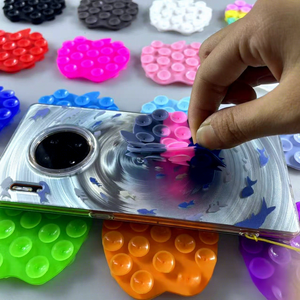 Factory Hot-selling Multi-functional Food Grade Silicone Double-sided Adhesive Suction Cup Mobile Phone Sticker - Product Image 5