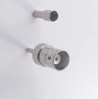 Connecteur d'antenne coaxiale RF 50 ohms, connecteur BNC femelle à sertir pour câble RG316