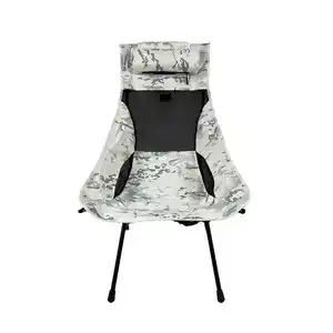 Sedie da campeggio portatili sedia da pesca da spiaggia pieghevole da esterno mobili sedia ultraleggera resistente con schienale alto