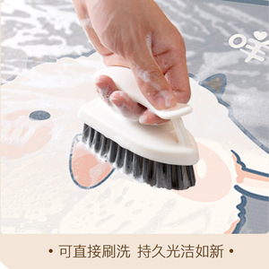 Alfombra de Baño de Tierra de Diatomeas con Diseño de Conejo de Dibujos Animados, Rectangular, Absorbente, Antideslizante, de Secado Rápido, para Baño, Cocina, Inodoro - Product Image 3