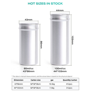 Premium 100ml Screen Printing <b>Aluminum</b> Pill Jar <b>Container</b> for Vitamins and Supplements - Product Image 3