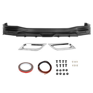 Kit de pare-chocs arrière pour Honda Civic Sedan 2022-2023 avec embout d'échappement, non peint, en polypropylène - Product Image 3