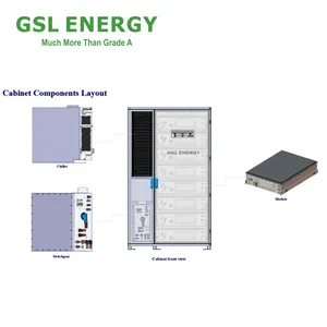 GSL ENERGY 372kwh lifepo4 แบตเตอรี่ระบายความร้อนด้วยของเหลวเชิงพาณิชย์อุตสาหกรรมพลังงานแสงอาทิตย์แบตเตอรี่เชิงพาณิชย์ระบบจัดเก็บพลังงาน ESS
