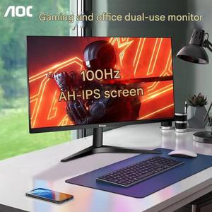 สำหรับจอภาพ Aoc ขนาด 27 นิ้ว FHD 1080p 100Hz IPS LED ติดผนังได้ ป้องกันสายตา แสงสีฟ้าต่ำ รองรับ VESA Mount - Product Image 2
