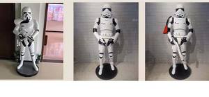 Sculpture de soldats blancs en fibre de verre grandeur nature <span class=keywords><strong>Star</strong></span> War-Storm Trooper Statue Factory Personnaliser <span class=keywords><strong>Figurine</strong></span> - Product Image 6