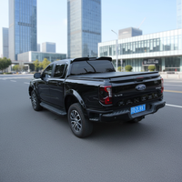 Couverture de benne rigide pliable en trois parties pour Ford Ranger et Silverado |   Capacité de charge de 400 kg |   Étanche à l'eau et à la poussière, sécurité garantie