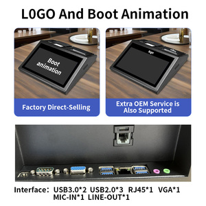 ระบบเครื่องบันทึกเงินสด Android 12 ขนาดเล็ก ระบบขายหน้าร้าน POS แท็บเล็ต NFC ซูเปอร์มาร์เก็ต เครื่อง ATM ออลอินวัน POS เทอร์มินัล - Product Image 4