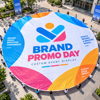 Drapeau personnalisé durable résistant à la décoloration pour événements professionnels, imprimé par sublimation thermique avec logo sur mesure