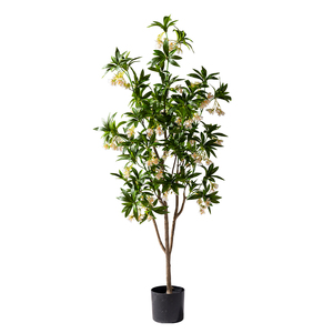 Árbol Artificial de Banyan de Alta Calidad al por Mayor en Maceta de Piedra, Decoración para el Hogar con <span class=keywords><strong>Flores</strong></span>, Planta en Maceta - Product Image 1