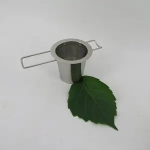 ハンドル付きダブルファインメッシュステンレススチールルーズリーフティーインフューザーストレーナー - Product Image 6