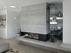 <span class=keywords><strong>Chimenea</strong></span> <span class=keywords><strong>de</strong></span> <span class=keywords><strong>Gas</strong></span> Flotante para Interiores, con Diseño <span class=keywords><strong>de</strong></span> Paisaje, <span class=keywords><strong>Empotrada</strong></span>, <span class=keywords><strong>de</strong></span> Vidrio Microcristalino <span class=keywords><strong>de</strong></span> Alta Resistencia a la Temperatura, <span class=keywords><strong>de</strong></span> Tres Lados, Marca CRUISE - Product Image 4