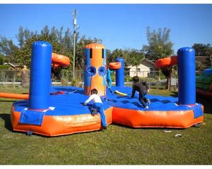 Jeu de basket-ball <span class=keywords><strong>gonflable</strong></span> géant pour enfants et adultes, 4 joueurs - Product Image 4