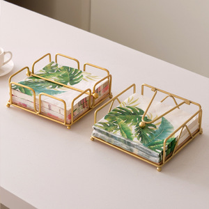 Suporte de Guardanapo de Design Europeu para Restaurantes Ocidentais, Hotéis, Cafés, Mesas, Portátil, Multiuso, Durável, em Ferro para Casa e Escritório - Product Image 1