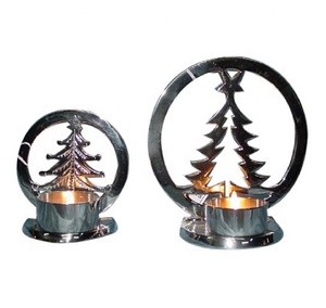 Portavelas de luz de té, soporte niquelado de copo de nieve t-lite, la mejor calidad - Product Image 2