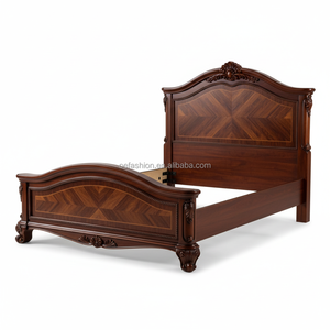 Mesita de Noche de Madera Maciza Tallada a Mano de Lujo Estilo Antiguo OE-FASHION con Chapa de Diamante <span class=keywords><strong>y</strong></span> 2 Cajones para <span class=keywords><strong>Hotel</strong></span> o Villa - Product Image 5