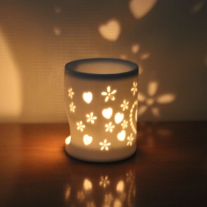 Casa casa casa casa ufficio bruciatore incenso scaldabagno profumo olio essenziale cera Melt Aroma ceramica diffusore portacandele portacandele - Product Image 4