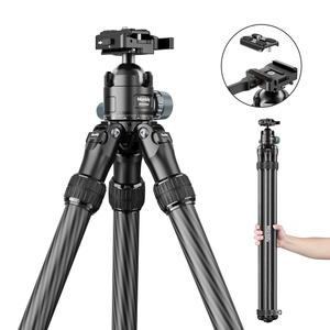 Trípode de <span class=keywords><strong>Caza</strong></span> de Fibra de Carbono Manbily con Cabezal de Bola de 44 mm y Adaptadores Arca Swiss y Picatinny para <span class=keywords><strong>Caza</strong></span> y Tiro al Aire Libre - Product Image 1
