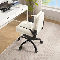 Chaise de bureau ergonomique moderne et économique avec accoudoirs rembourrés et relevables, idéale pour la maison et l'entreprise