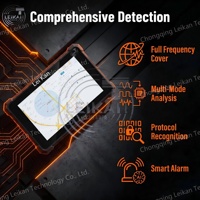 Tablette de détection RF portable 10,1 pouces HD IPS avec triple mode de détection, étanche IP68, large bande, suivi de 10 cibles, 3H+ 1km