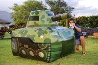 Réservoir gonflable pour enfants anniversaire jouet fêtes Laser Tag Paintball Gel Blaster pistolet publicité gonflable panzer modèle ballon