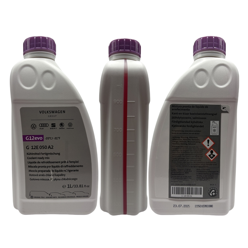 Quality Guarantee Liquid Antifreeze Coolant 1 Liter Pink G12E050A2 for Volkswagen Audi Skoda Auto Parts Image 5