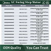 Moteur pas à pas de remplacement OEM Midea pour volet oscillant, séries SM-24, SM-30, SM-35, 12V DC, 5 broches, pour climatiseur intérieur