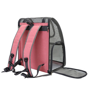 Mochila Transpirable para Mascotas, Bolsa de Transporte Plegable para Perros y Gatos, con Malla, para Viajes al Aire Libre, Capacidad de 10 Kg - Product Image 2