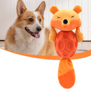 Smovking — jouet en forme de renard, animaux Non toxique, doux et durable, en caoutchouc, pour chien, accessoire à mâcher, pour la santé des dents - Product Image 1