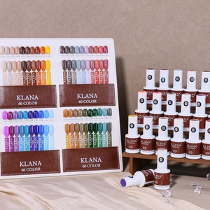 เจลทาเล็บโลโก้แบบกำหนดเอง 15 มล. ยาทาเล็บใหม่ ชุด 60 สี เจลทาเล็บกึ่งถาวร แบบลอกออกได้ ใช้กับหลอด UV LED - Product Image 6
