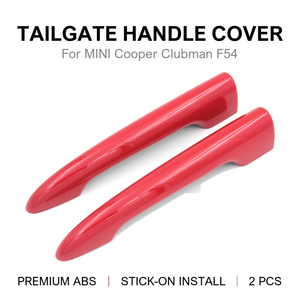 Pour MINI Cooper F54 Clubman, couvre-poignée de hayon en ABS, garniture adhésive, couleur unie, 9 couleurs, 2014-2023, Carwoman, vente en gros - Product Image 1