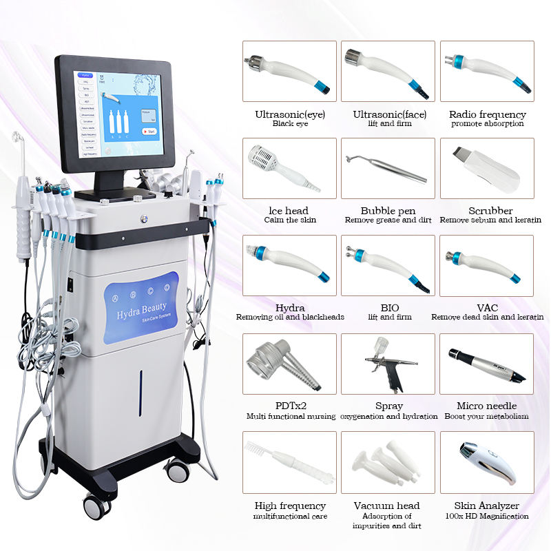 15 in 1 with skin analyzer