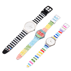 Correa de <span class=keywords><strong>Reloj</strong></span> de Repuesto de Goma de 16 mm, 17 mm, 19 mm, Correa de <span class=keywords><strong>Reloj</strong></span> de Silicona Colorida para <span class=keywords><strong>Reloj</strong></span> <span class=keywords><strong>Swatch</strong></span> - Product Image 2
