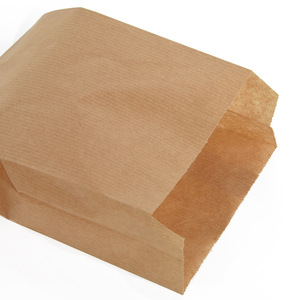 Fast Food Grade Takeaway Food Grade Oil Proof Greaseproof Sandwich Bread Bakery Packaging Kraft Custom Print <strong>Paper</strong> <strong>Bags</strong> - Product Image 2