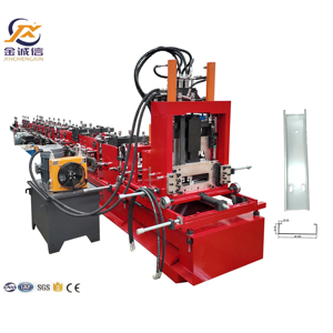Machine de formage à froid automatique industrielle pour profilés en C de 80 à 300 mm pour bâtiments modulaires, machine de formage à froid pour poutres en C en acier - Product Image 1