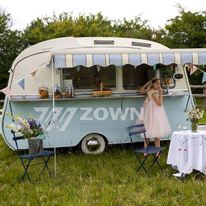Chariot de restauration mobile personnalisé en aluminium et fibre de verre de haute qualité, chariot à snacks, chariot à chips, remorque de mariage - Product Image 6
