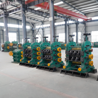Ligne de production d'armatures en acier laminé à chaud avec contrôle PLC, composants essentiels, machine à rouler les barres ondulées
