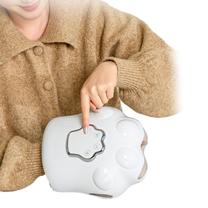 Masajeador de Manos con Forma de Pata de Gato, con Calor y Compresión, Inalámbrico, Recargable, Eléctrico, 3 Modos y 3 Intensidades - Product Image 4